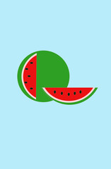 slice of watermelon