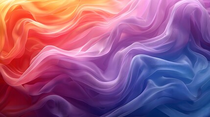 Obraz premium A festive Pride Month background with a continuous flow of rainbow colors, celebrating LGBTQ rights and diversity.