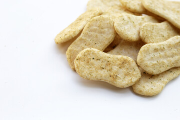 Japanese rice crackers with nori seaweed