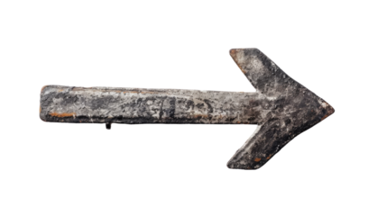 Arrow on transparent background