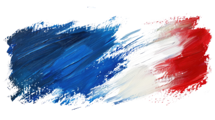 France flag on a transparent background