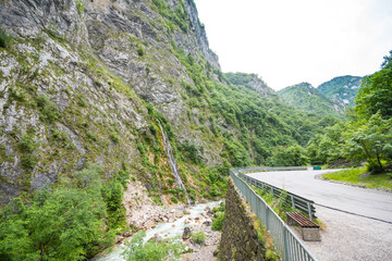 The beautiful nature of Rugova canyon in Kosovo