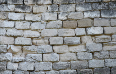 Gray brick background and texture