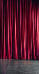 red velvet theater curtains