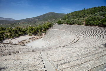 The Epidaurus Ancient Theatre is a theatre in the Greek old city of Epidaurus dedicated to the...