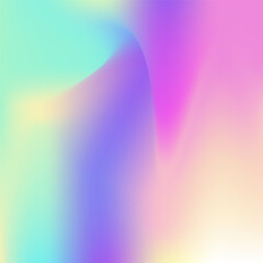 Iridescent Texture. Pearlescent Background. Purple Neon Background. Minimal Fluid. Metal Multicolor Illustration. Abstract Gradient. Shiny Concept. Trendy Foil. Blue Iridescent Texture