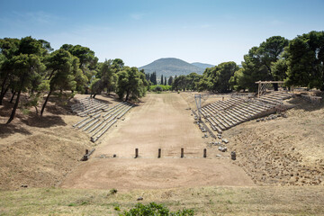 The Epidaurus Ancient Theatre is a theatre in the Greek old city of Epidaurus dedicated to the ancient Greek God of medicine, Asclepius.