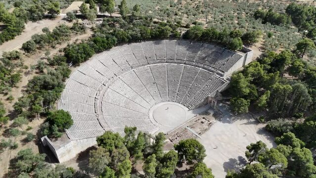 The Epidaurus Ancient Theatre is a theatre in the Greek old city of Epidaurus dedicated to the ancient Greek God of medicine, Asclepius.