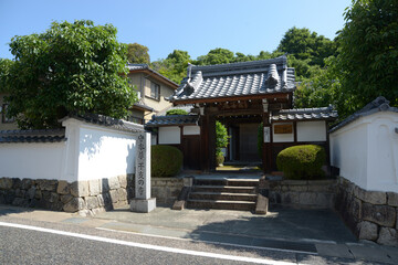 黄檗山萬福寺　宝善院の山門　京都府宇治市
