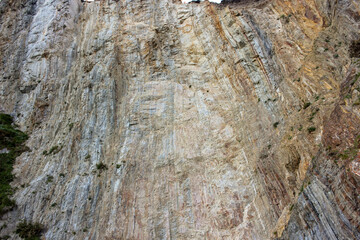rock wall in the beach of Silencio in Spain