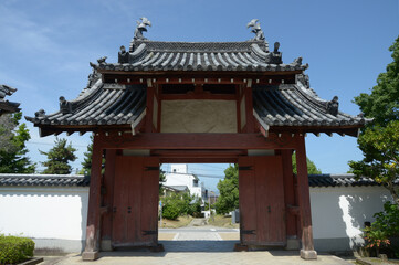 Fototapeta premium 黄檗山萬福寺 総門 京都府宇治市