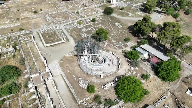 The Epidaurus Ancient Theatre is a theatre in the Greek old city of Epidaurus dedicated to the ancient Greek God of medicine, Asclepius.