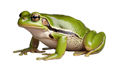 Obraz premium frog isolated on white background , transparent png image