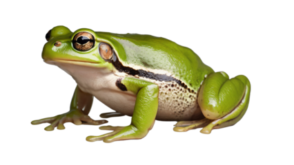 frog isolated on white background , transparent png image