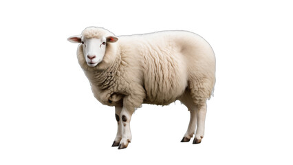 Fototapeta premium sheep isolated on white background , transparent png image