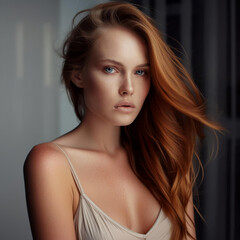 Naklejka premium portrait of a woman