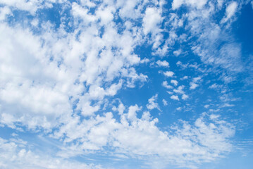 blue sky with clouds