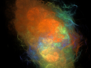 Imaginatory fractal abstract background Image