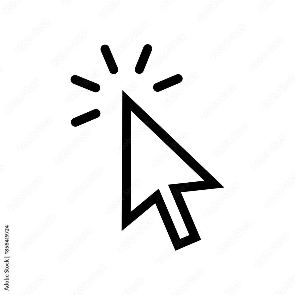 Poster click cursor icon