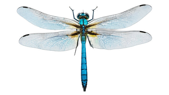dragonfly isolated on white background , transparent png image