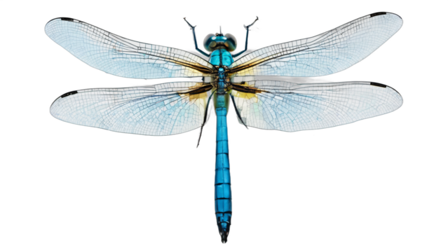 dragonfly isolated on white background , transparent png image