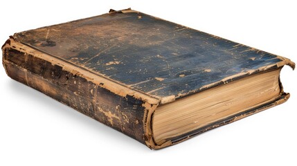 Obraz premium Book cover isolated on white background with clipping path