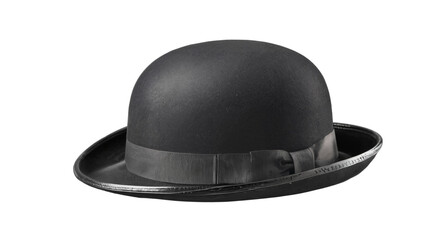 black hat isolated on white background , transparent png image