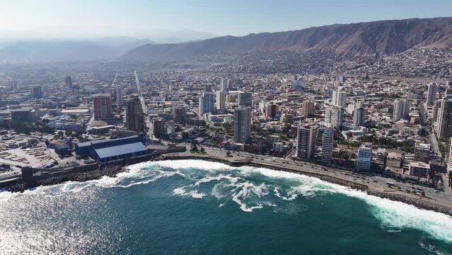 Playa y Zona puerto, antofagasta centro, acercamiento