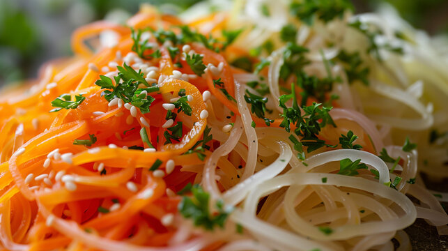 spaghetti from vegetables for dietry lifestyle