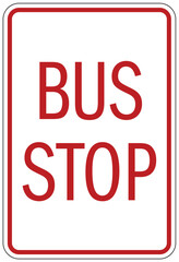 Bus sign