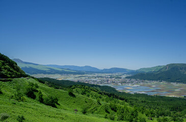 阿蘇くじゅう国立公園の景観