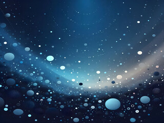 A blue abstract background with dots Shiny blue abstraction
