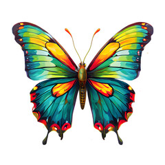 butterfly without background image, Generated Ai