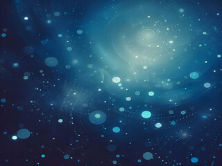 A blue abstract background with dots Shiny blue abstraction