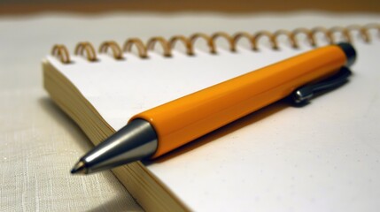 Plenty of room for additional information with a notebook and pen