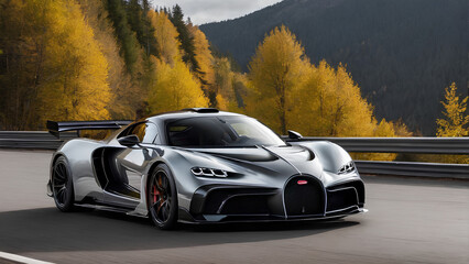 Fototapeta premium Design Mastery: Where Speed Meets Automotive Elegance
