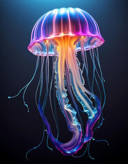 Méduse bioluminescente