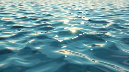 The water is calm and still, with a few ripples here and there