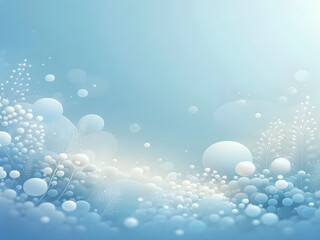Abstract background with blue and white dots