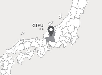 岐阜県　岐阜　地図