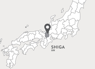 滋賀県　滋賀　地図