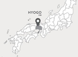 兵庫県　兵庫　地図