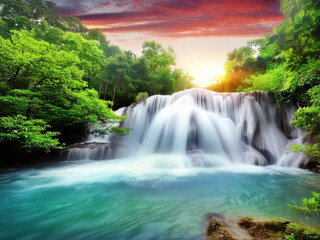 waterfall in the forest