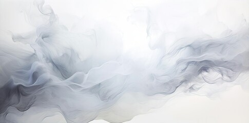 blank isolated background with a lot of smoke