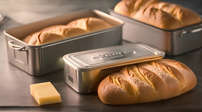 White bread cardboard box packaging