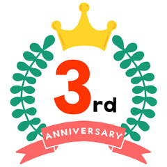 3周年記念フレーム