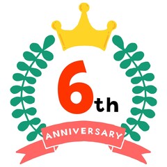 6周年記念フレーム