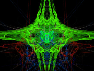 Imaginatory fractal abstract background Image