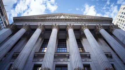 Naklejka premium wallpaper of The Treasury Market Basis Trade, a dubious yet vital mechanism, banner business, landingpage, website