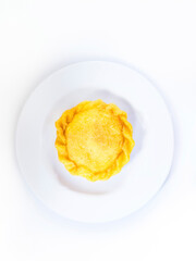 Chicken pie with corn dough